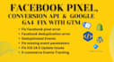 setup shopify facebook pixel conversion API with gtm serverside tracking by ga4