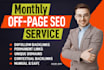 do monthly seo service with dofollow backlinks
