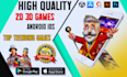 develop 2d, 3d, VR, ar, mr games in unity for android, ios, web and vuforia