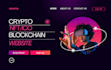 create crypto landing page, nft website ico,nft landing page