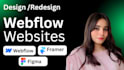 design or redesign your website on webflow