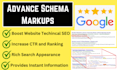 setup schema markup rich snippets star rating in json ld and fix errors warnings