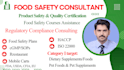 do haccp plan, gmp, fsp, iso, sqf, fda, usda food supplement