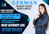 provide high quality german guest post websites dofollow