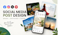 design modern professional social media ad for your business