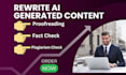do ai content editing and rewrite ai content