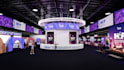 create and realistic 3d event, conference, exhibition, stage