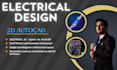 draw electrical design in autocad,relux