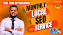 do complete monthly local SEO service with gbp optimization