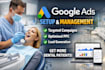 setup and manage your dentist google ads campaign