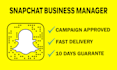 create you an approved snapchat ads manager