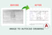 convert your PDF, sketch or image into detailed autocad dwg