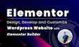 design and develop a responsive elementor landing page