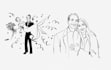 create a line art simple drawing