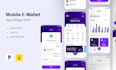 do attractive mobile app UI design in figma