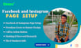 create and setup facebook page, instagram business account
