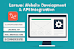 develop laravel websites and rest apis with mysql integration