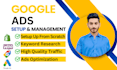 setup your google ads adwords PPC campaigns, ads specialist