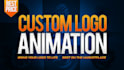 create professional custom logo animation