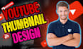 design an amazing  youtube thumbnail