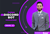do custom discord bot development with API integration