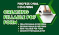 design an innovative and engaging fillable PDF form