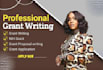 do grant writing, grant proposal, grant research, 501c3 rfp bid