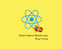 fix bugs and errors in your react native mobile app