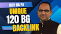 create 120 unique domain blog comment backlinks dofollow high da