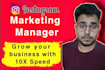 be your social media manager and content creator