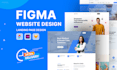 do figma website design, web UI UX design, homepage design, figma landing page