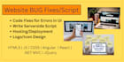 write, solve errors, bugs  and scripts