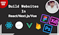 build next js react js node js full stack website or web app