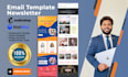 prepare mailchimp and mailwizz custom HTML email template newsletter
