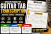 convert sheet music to guitar tab