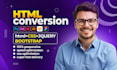convert figma to html, xd to html, sketch to html, psd to html bootstrap 5