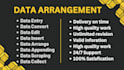 convert, edit, insert and arrange all your data