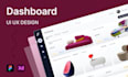 design admin panel web application saas  dashboard ui ux