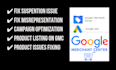 fix google merchant suspension issue fix misrepresentation create ads campaign