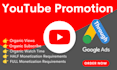 do youtube video promotion and monetization organically