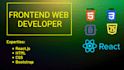 be your frontend web developer using react,HTML,CSS,javascript,booststrap