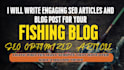 do engaging SEO aquarium fish article writing or content writing in 24 hours
