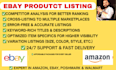 do ebay listing, ebay product listing, ebay lister, ebay product listing
