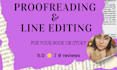 proofread and line edit your book or story in spanish