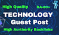 do high da tech guest post, tech blog post, SEO backlinks