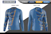 design creative rashguard with your logo and details