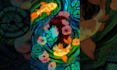 paint a custom artwork in fantasy abstract style