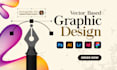do any vector based graphic design on adobe photoshop and xd