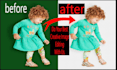 professionality remove green screen background from photos ,