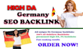 do 25 permanent german dofollow backlinks with germany seo link building
